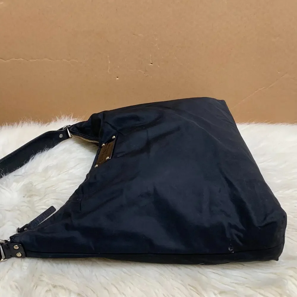 KATE SPADE Black Microfiber Nylon Vintage CLINTON Street SERENA Hobo